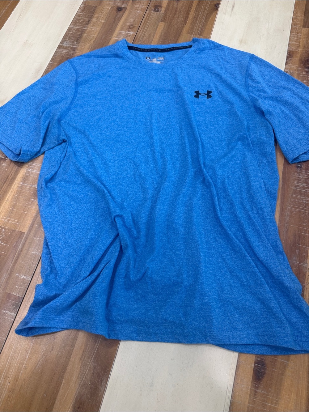 Under Armour Blue Heather Short Sleeve Performance Tee